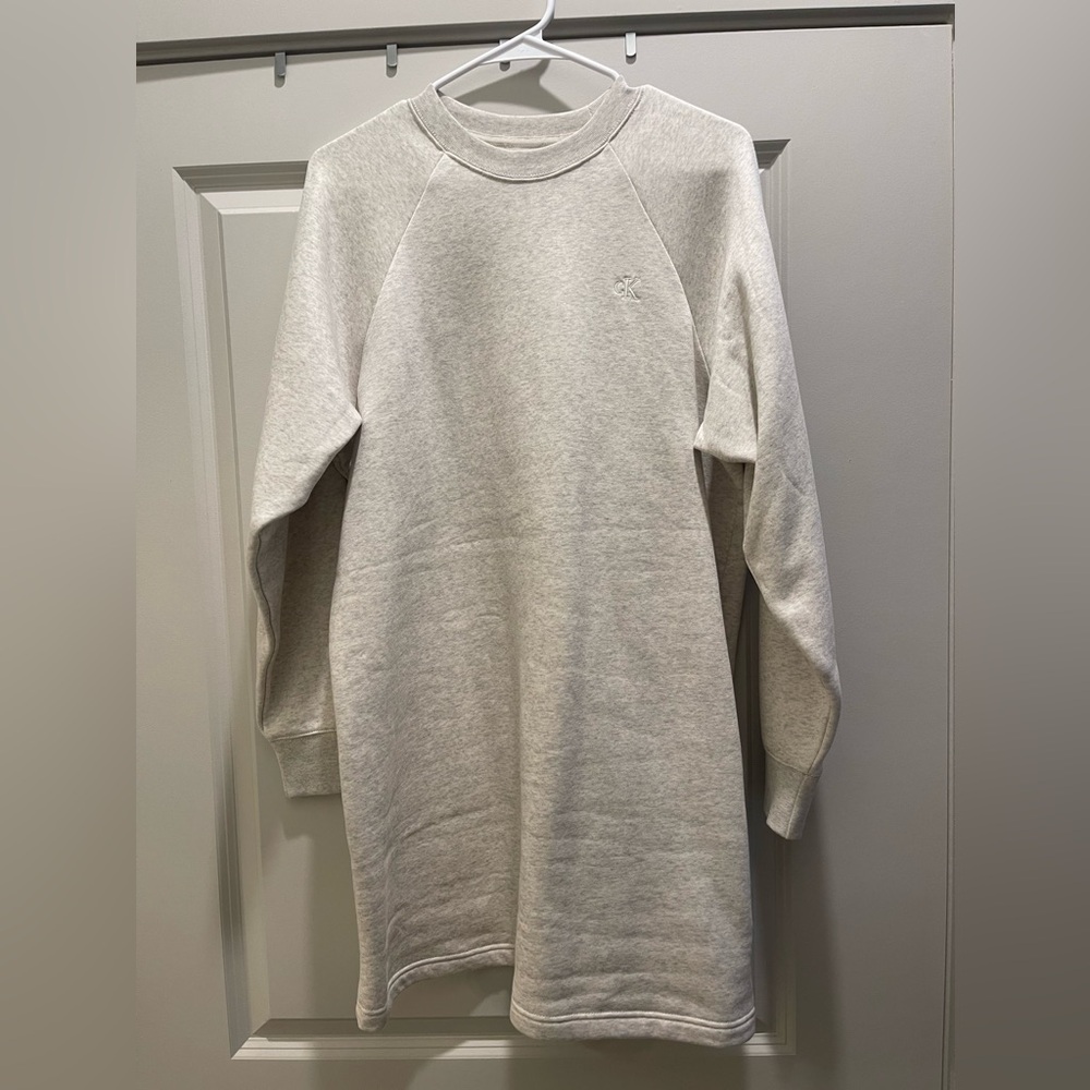 Light Gray Calvin Klein Sweater Dress- Size S